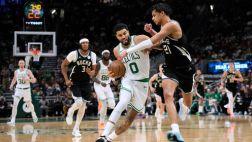 [腾讯全场集锦]🏀凯尔特人大胜雄鹿 塔图姆三节23+11+9 杰伦·布朗26分
