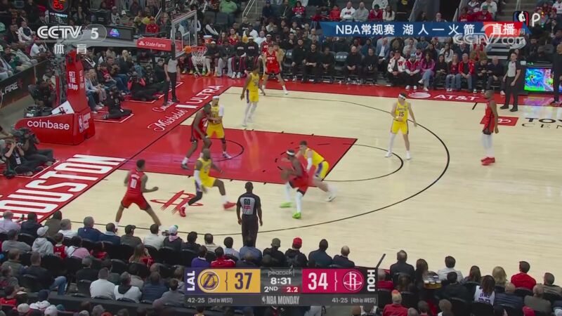 [CCTV全场集锦]🏀湖人擒火箭守住西部第3 东契奇36+6 詹姆斯18分 KD18分7失误