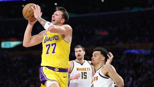 [腾讯全场集锦]🏀东契奇30+三双&绝杀 湖人加时胜掘金 约基奇三双 穆雷14中1