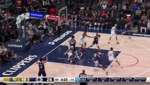 [腾讯原声集锦]🏀快船大胜步行者 伦纳德三节29+8 马瑟林23+8 西亚卡姆29分