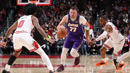 [腾讯全场集锦]🏀湖人力克公牛 东契奇46+7+11 詹姆斯24+5 怀特23+5+6